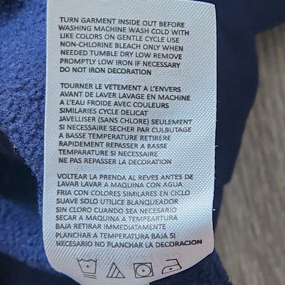 NCAA Champion Sweatshirt North Carolina Tar Heels UNC Blue Pullover Hoodie Small - Picture 8 of 15